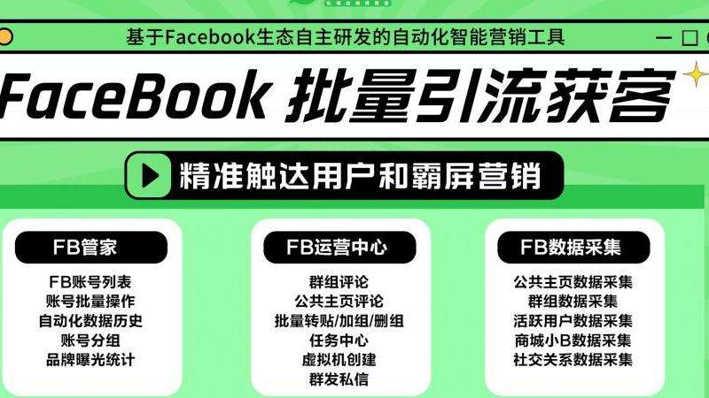 Facebook数据引流软件：提高数据引流的工具